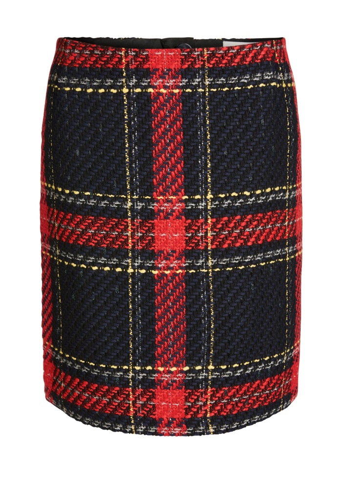 Oui | Checked Skirt