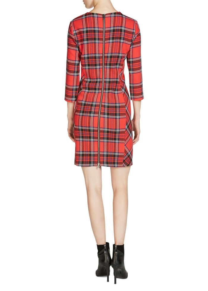 Oui | Tartan Dress