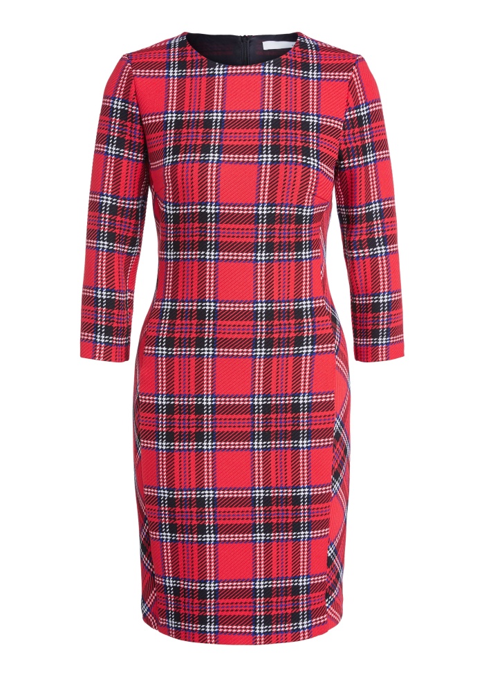 Oui | Tartan Dress