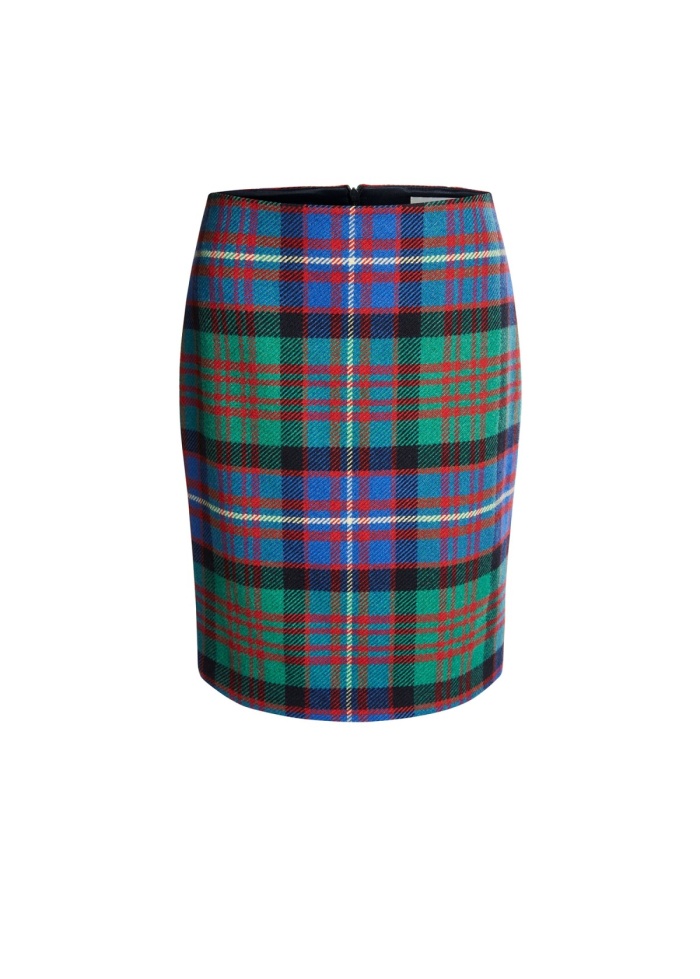 Oui | Tartan Skirt