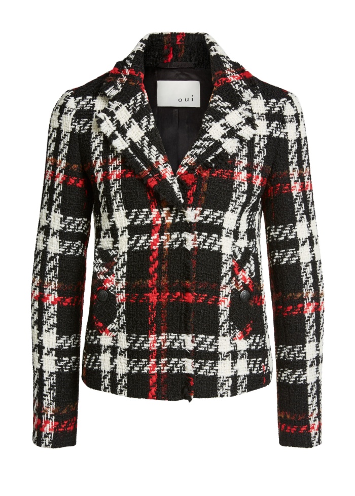 Oui | Tartan Jacket