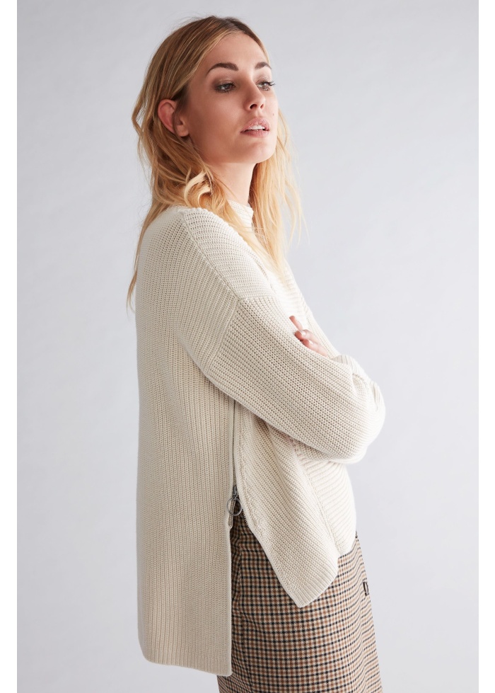 Oui | Side Zip Jumper