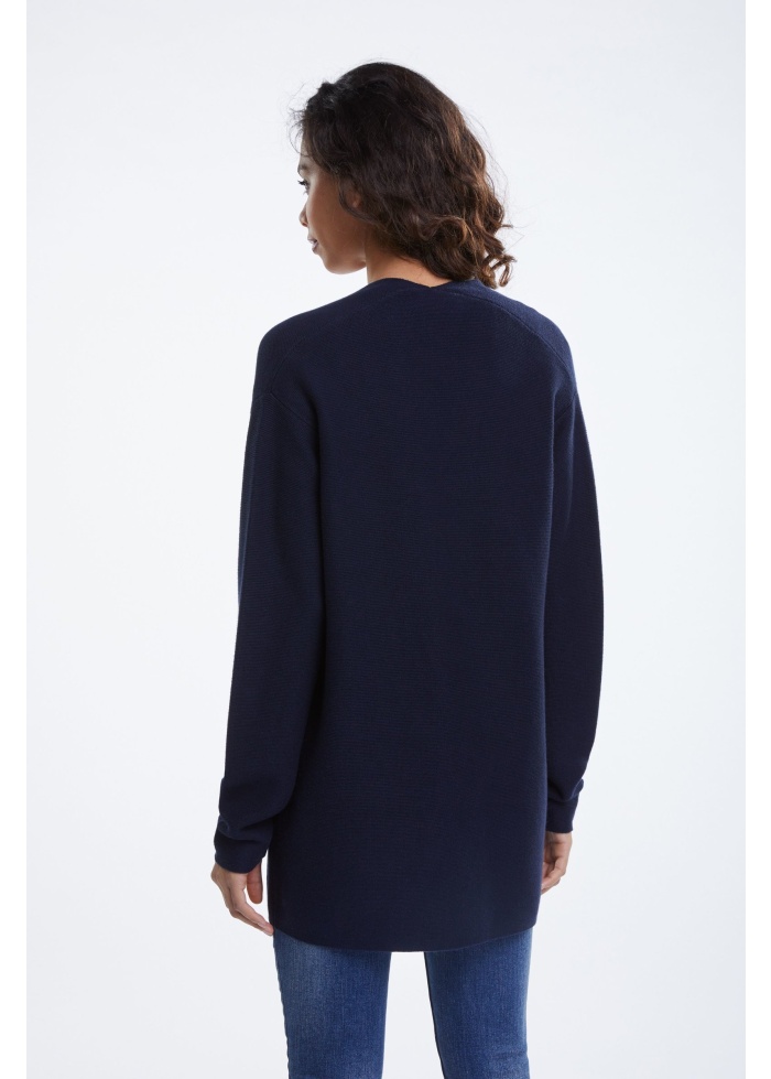 Oui | Long Knit Cardigan