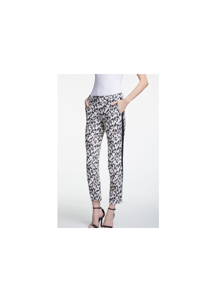 Oui | Leopard Print Trousers
