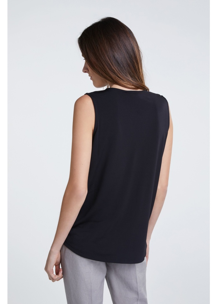 Oui | Silky V-Neck Blouse