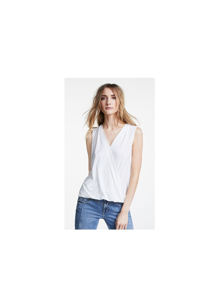 Oui | Silky V-Neck Blouse