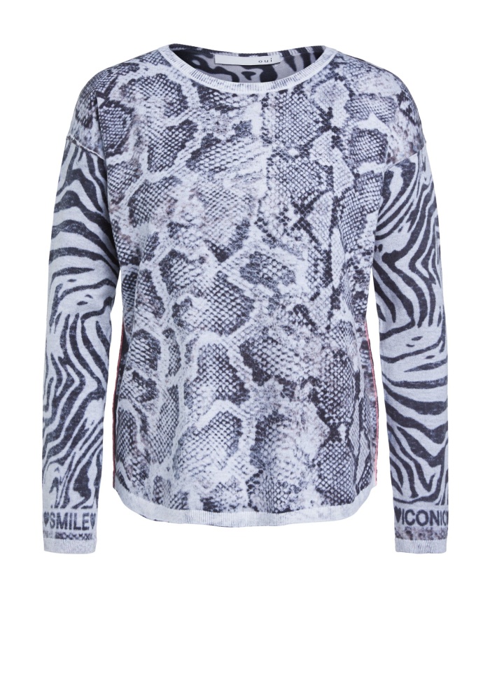 Oui | Snake pattern jumper
