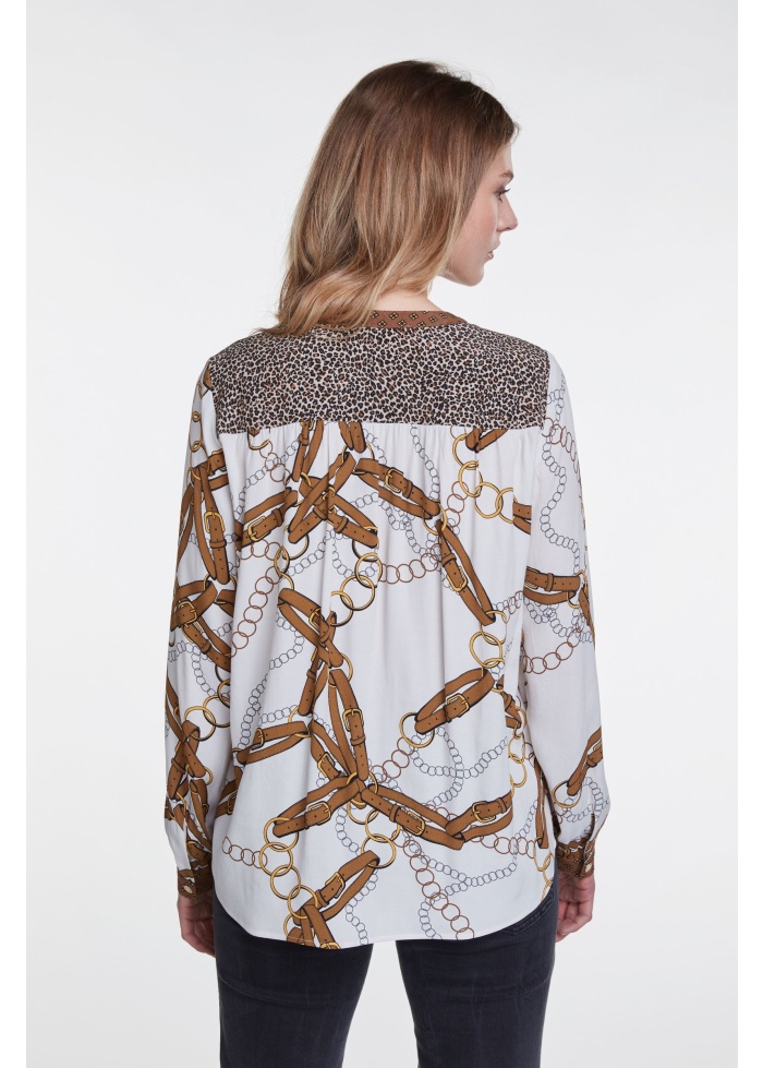 Oui | Printed Blouse