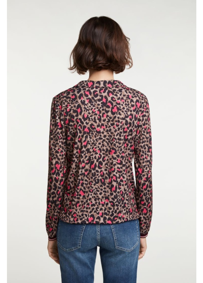 Oui | Leopard Print Blouse