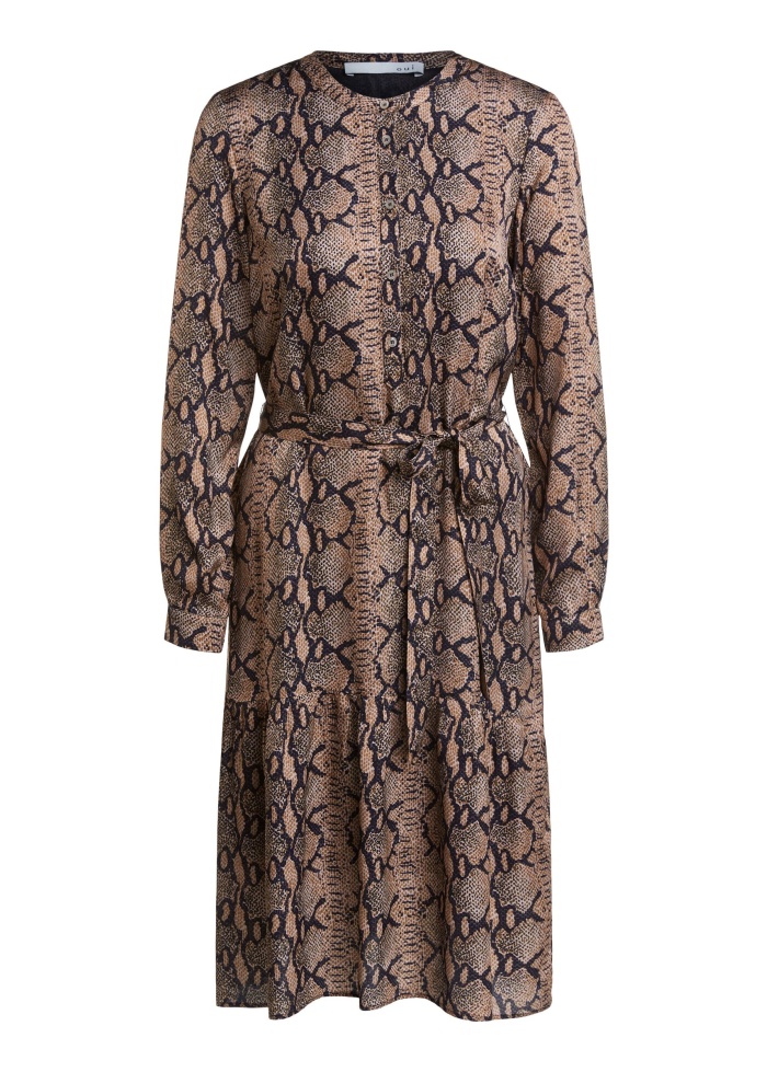 Oui | Dress In Snake Print