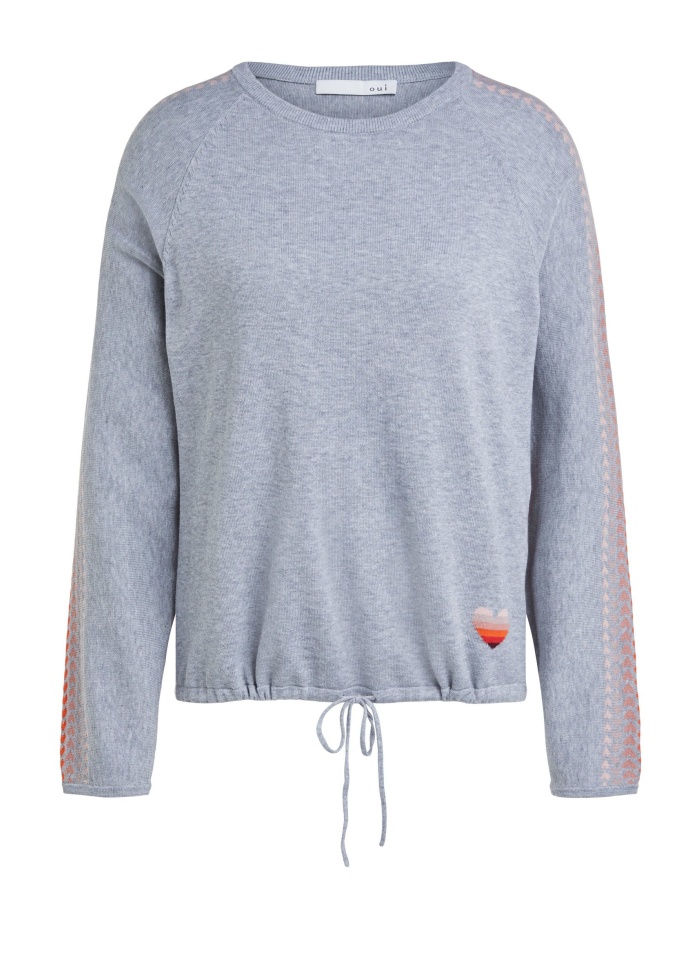 Oui | Heart Detail Jumper