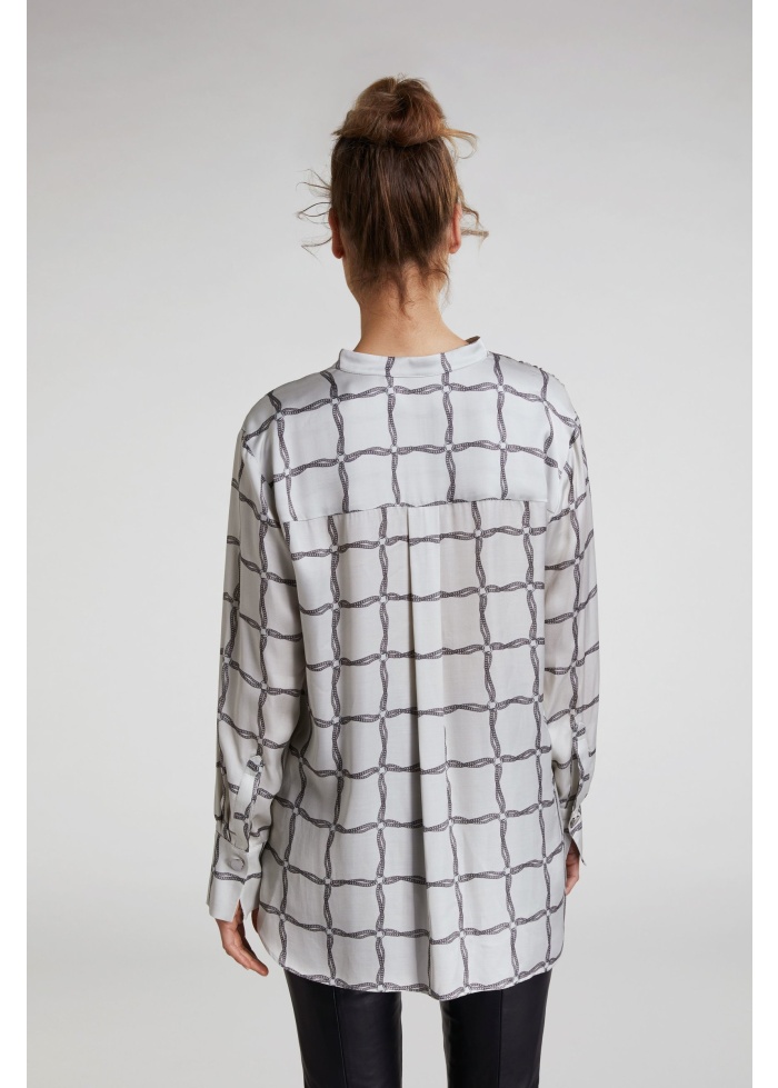 Oui | Blouse With Chain Motifs