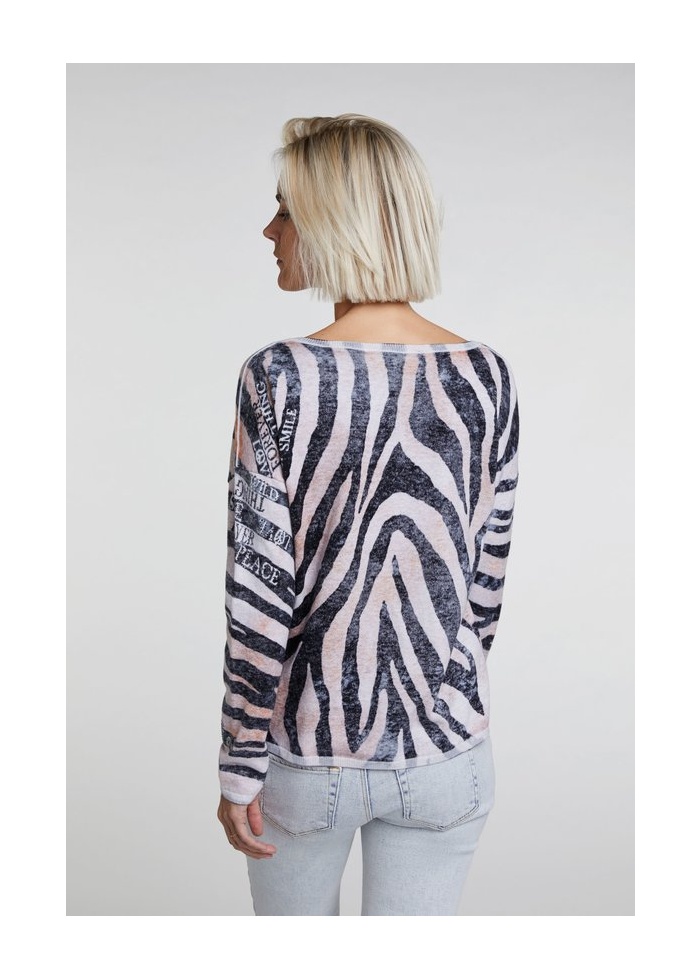Oui | Zebra Print Jumper
