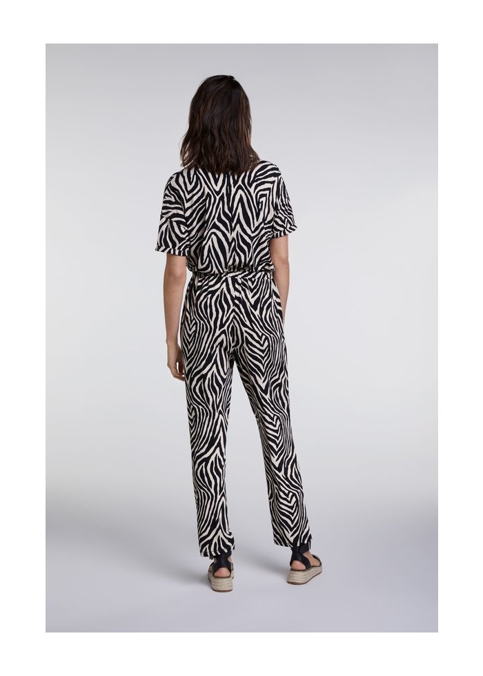 Oui | Zebra Jumpsuit