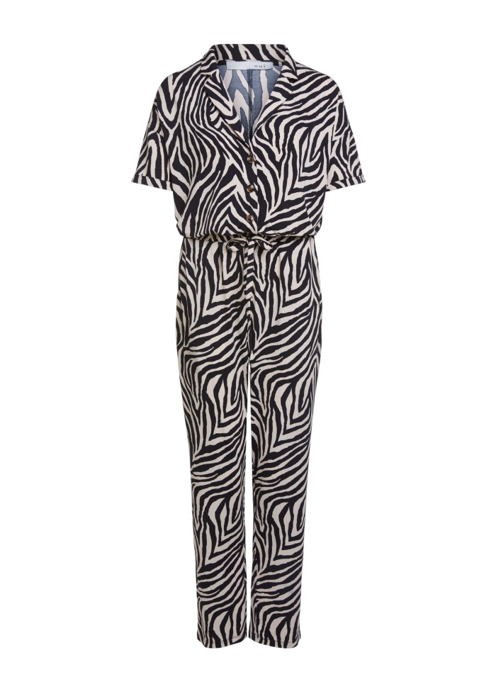 Oui | Zebra Jumpsuit