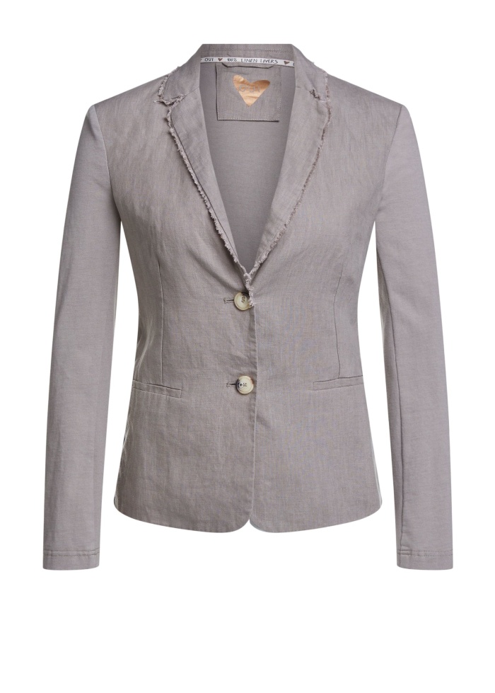 Oui | Linen Blend Jacket