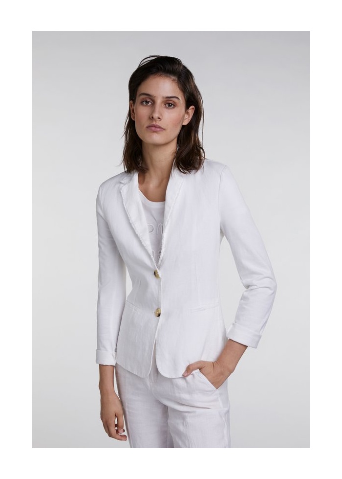 Oui | Linen Blend Jacket