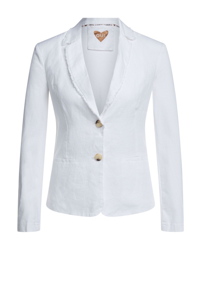 Oui | Linen Blend Jacket
