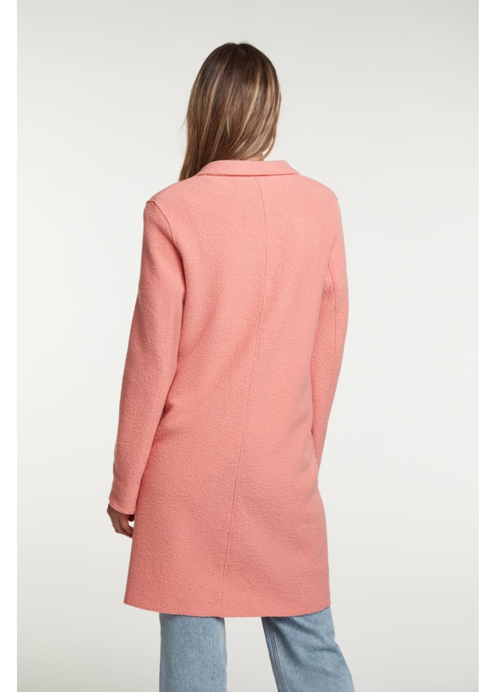 Oui | Boiled Wool Coat