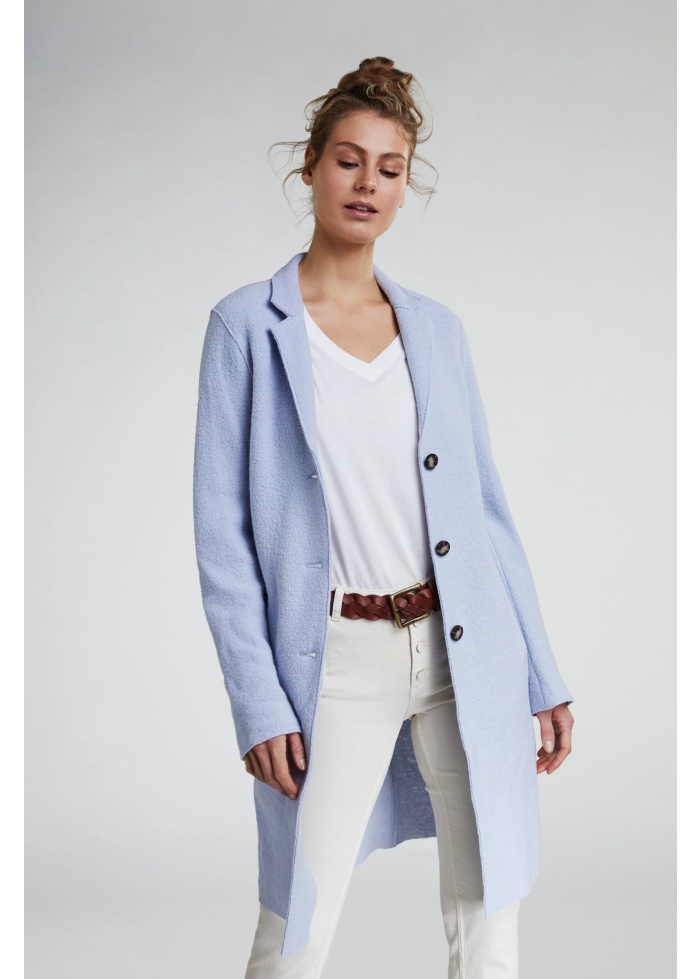 Oui | Boiled Wool Coat