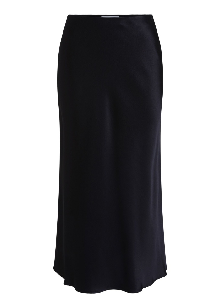 Oui | Satin Long Skirt