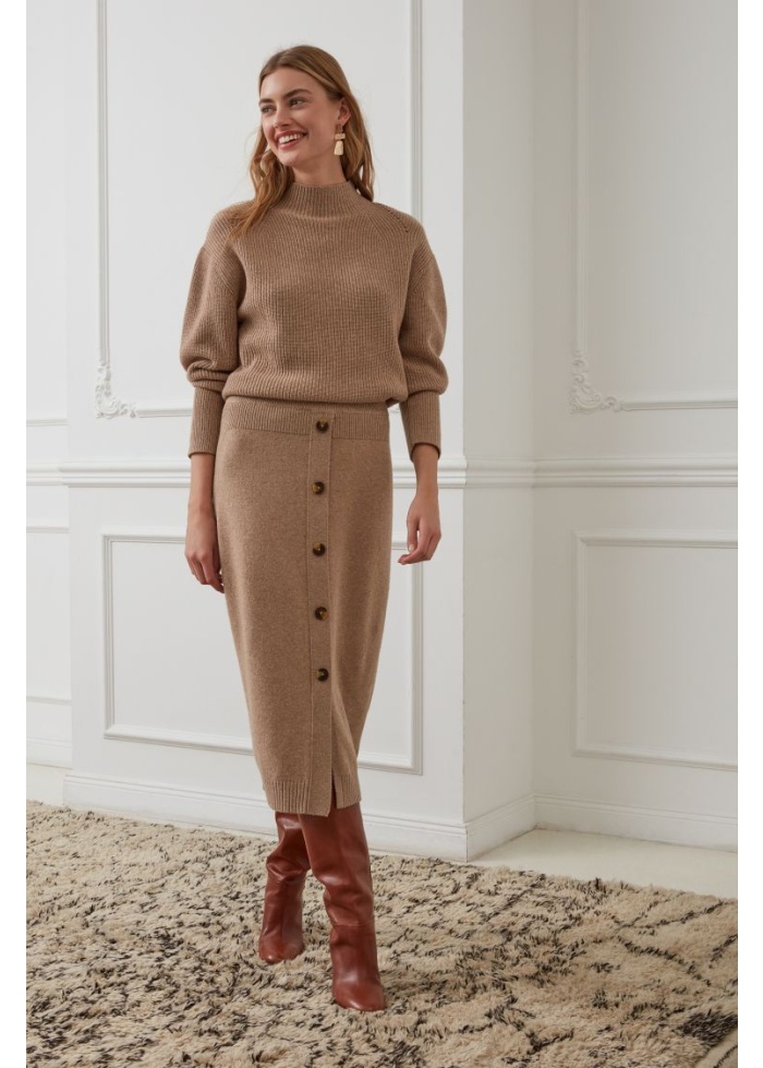 Oui | Slit Back Jumper