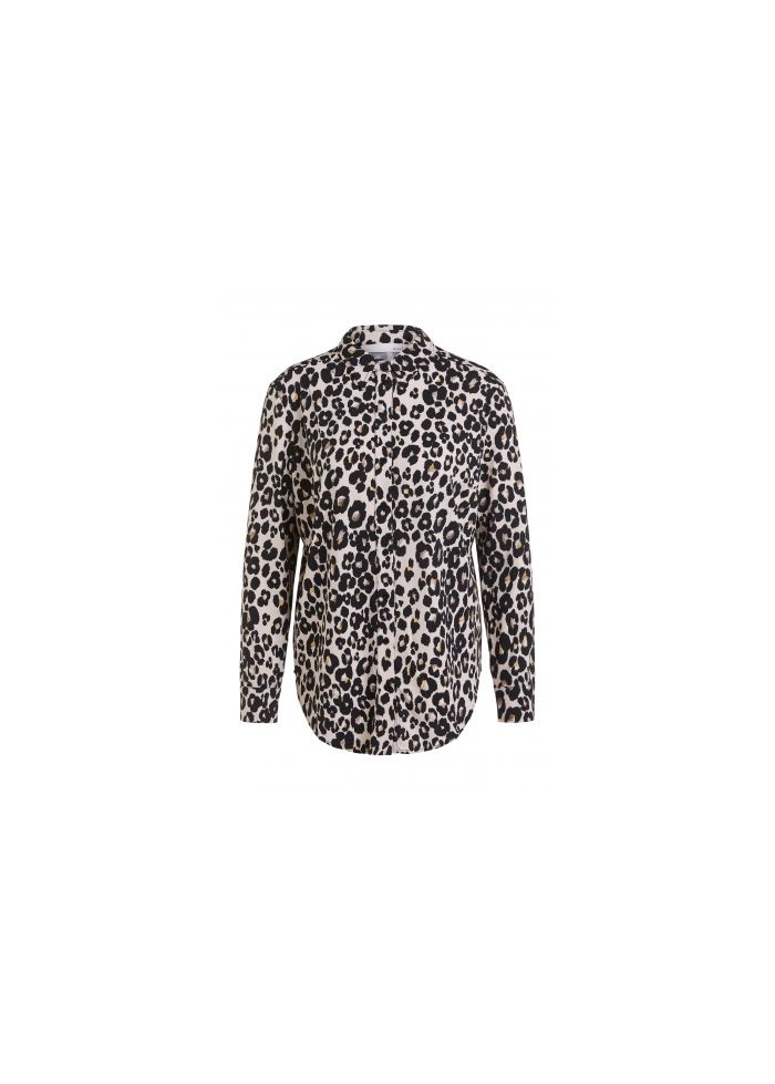 Oui | Animal Print Blouse
