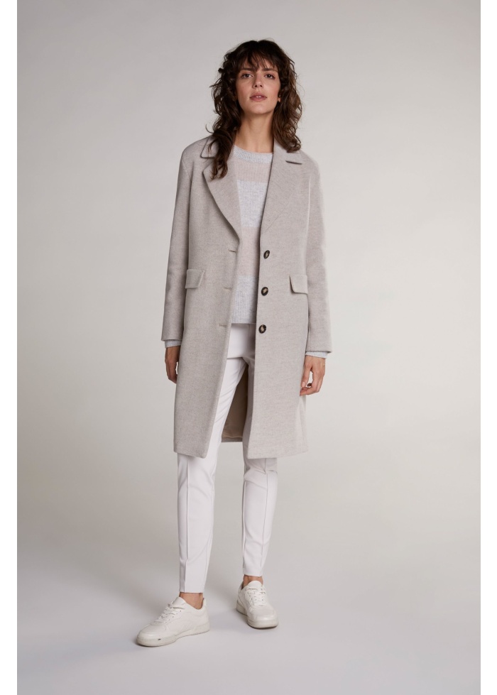 Oui | Cashmere Blend Coat