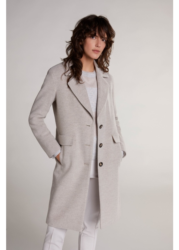 Oui | Cashmere Blend Coat