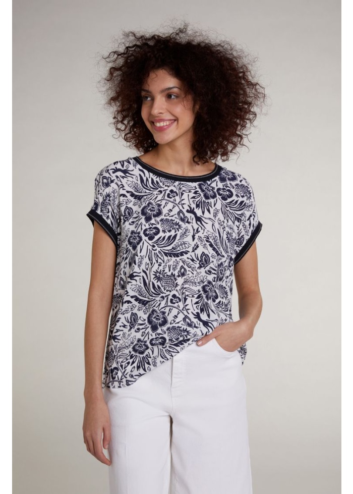 Oui | Stripe Back Top