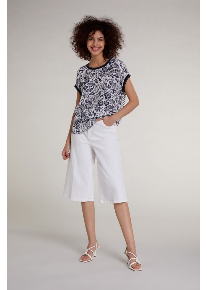 Oui | Stripe Back Top