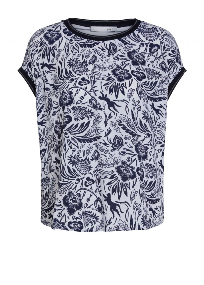 Oui | Stripe Back Top