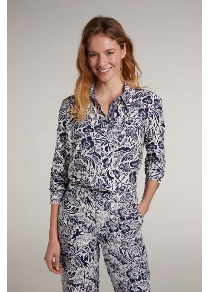 Oui | Printed Shirt