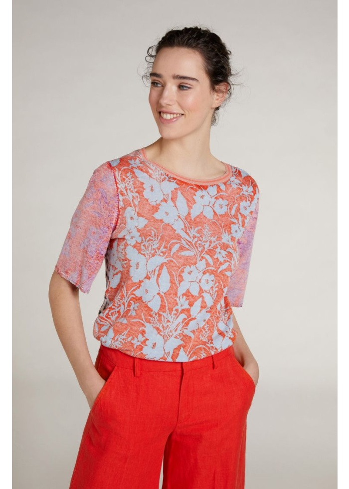 Oui | Leopard Back Jumper