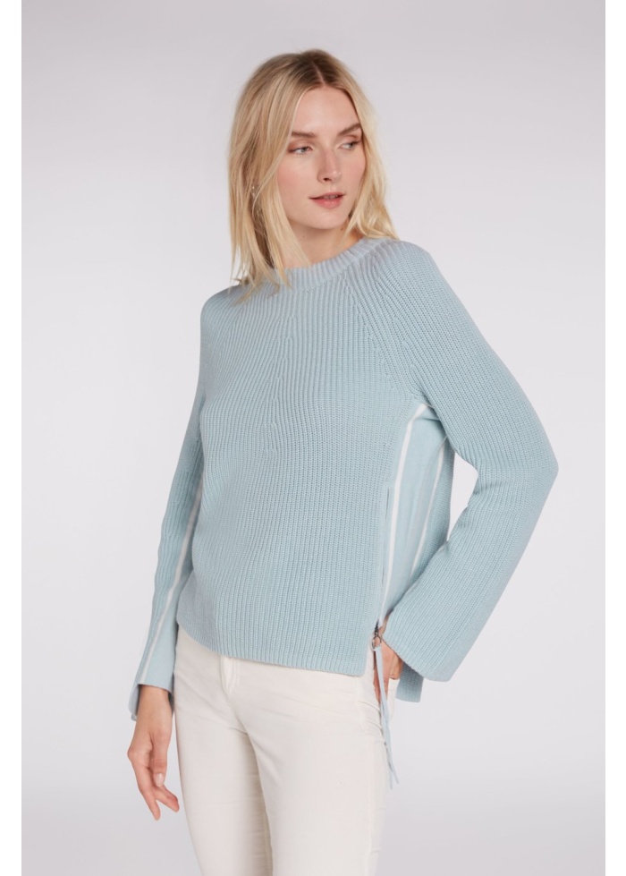 Oui | Cotton Zip Jumper