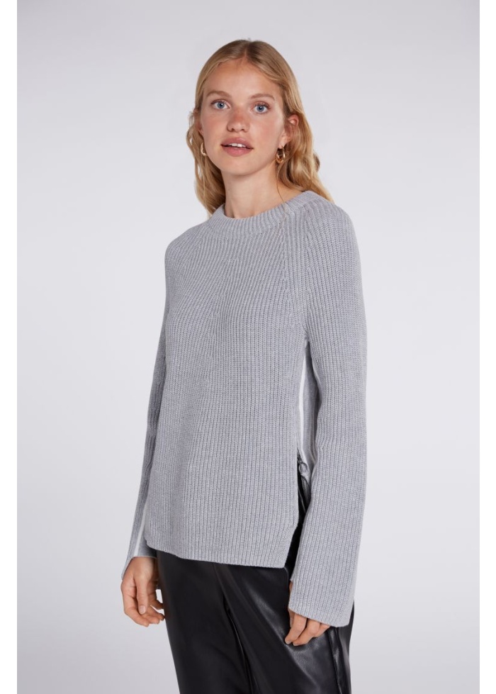 Oui | Cotton Zip Jumper