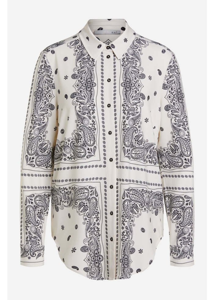 Oui | Flower Print Blouse