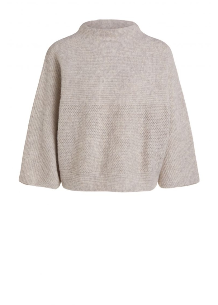 Oui | Wide Sleeve Turtle Neck Jumper