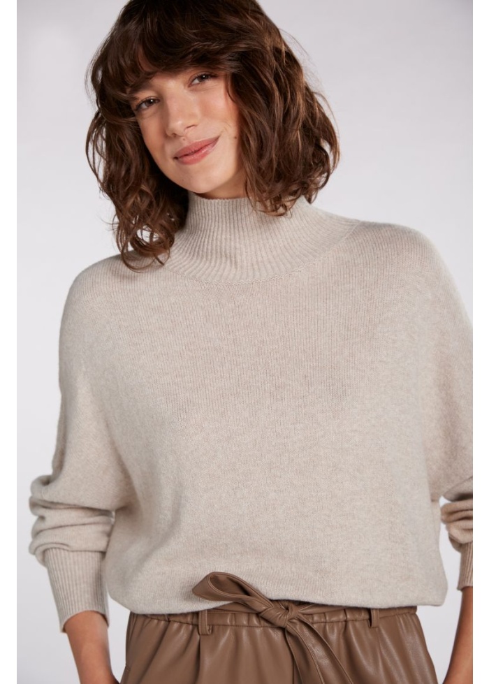 Oui | Batwing Roll Neck Jumper 