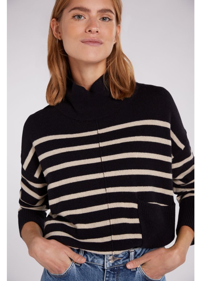 Oui | Stripe Front Jumper