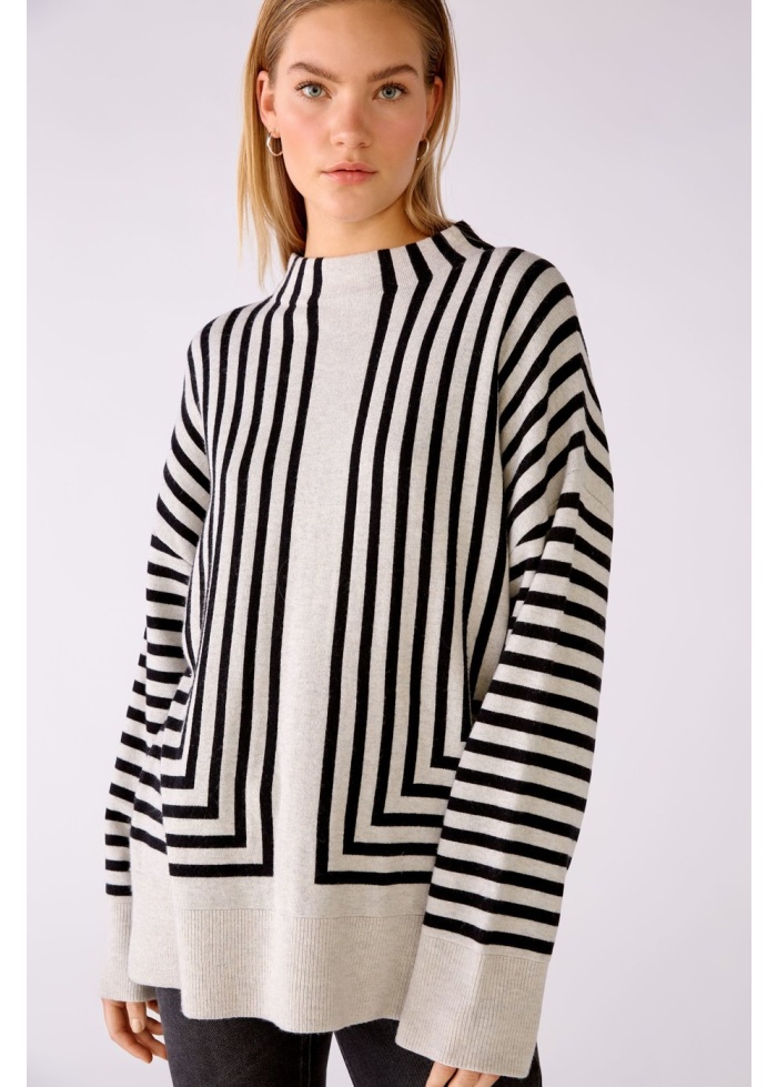 Oui | Striped Cotton Jumper