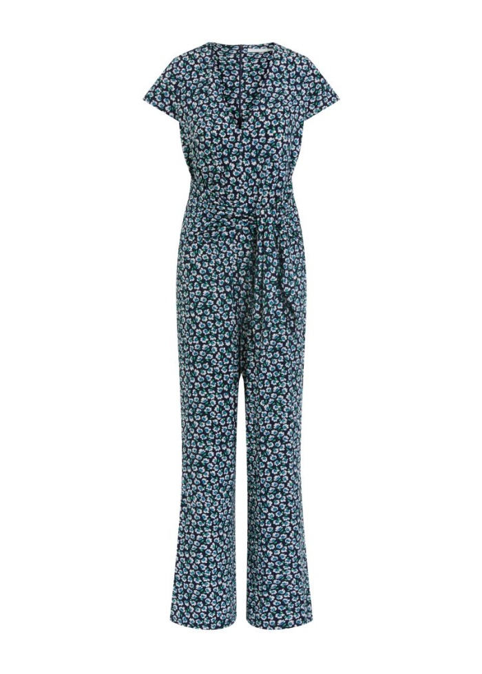 Oui | Flower Print Jumpsuit