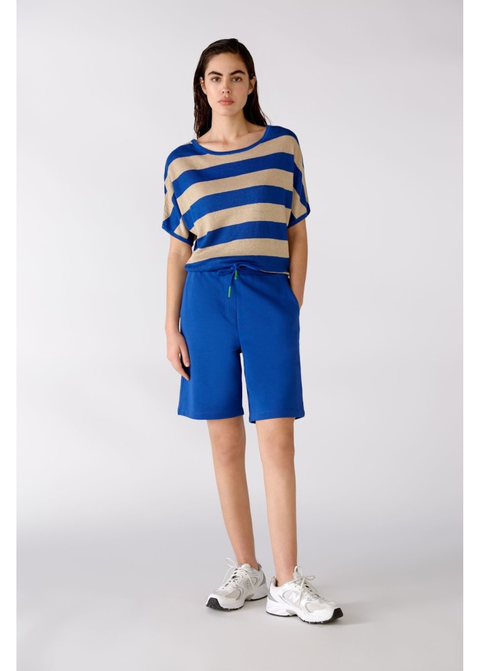 Oui | Stripe Linen Top