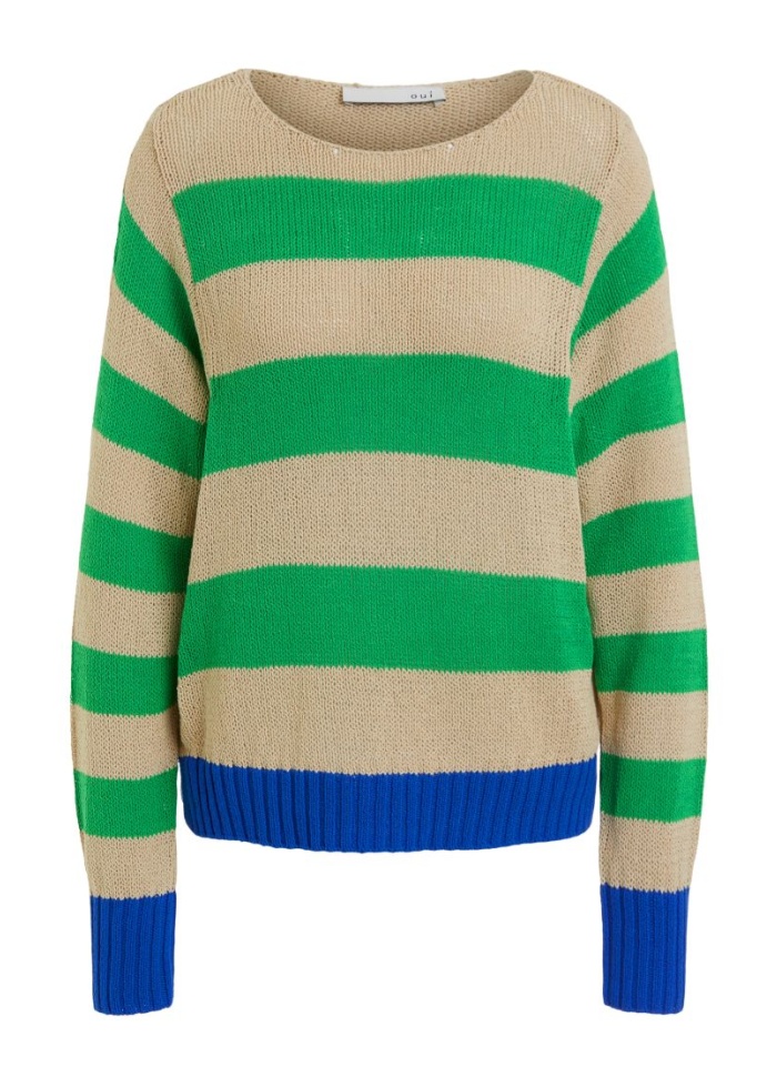 Oui | Stripe Cotton Jumper
