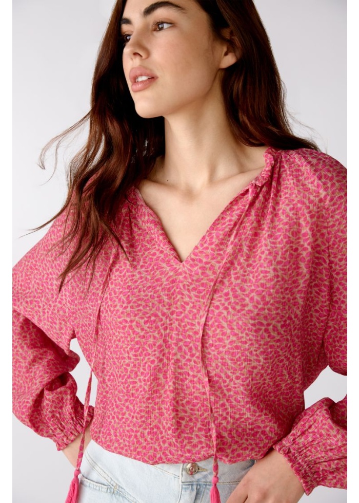 Oui | Tie Neck Blouse