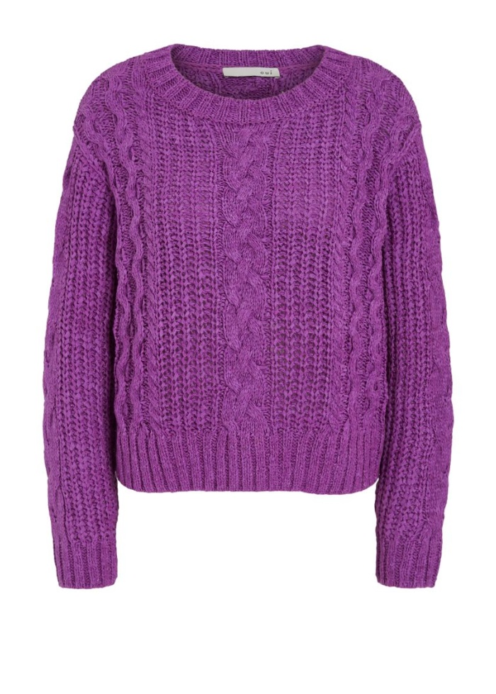 Oui | Cable Knit Jumper