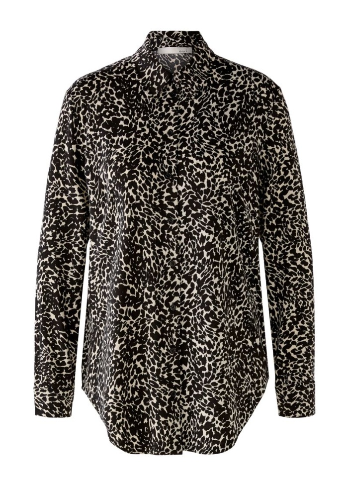 Oui | Animal Print Blouse