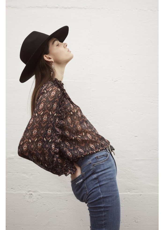 Oui | Printed Blouse