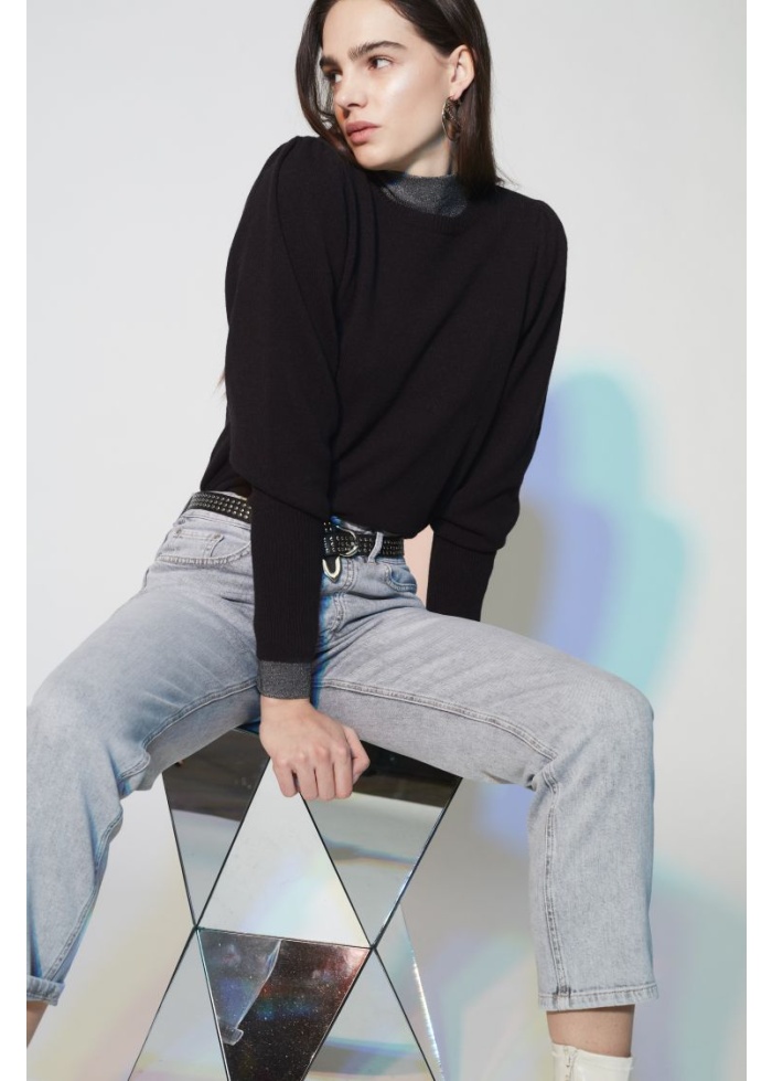 Oui | Padded Shoulder Jumper
