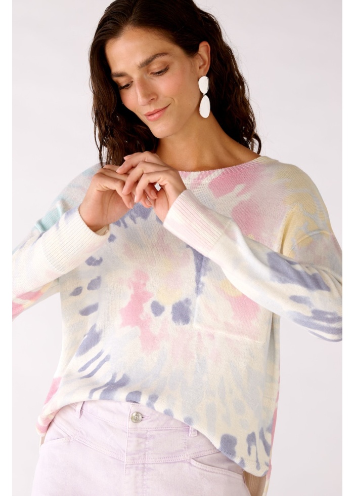 Oui | Batik Print Jumper